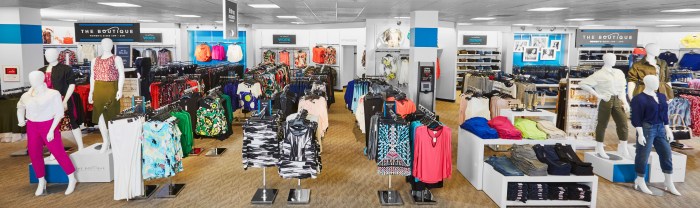 JC Penney's new Boutique plus size area in-store