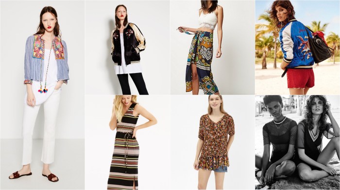 Zara, Zara, River Island, Topshop, Oasis, French Connection, Topshop