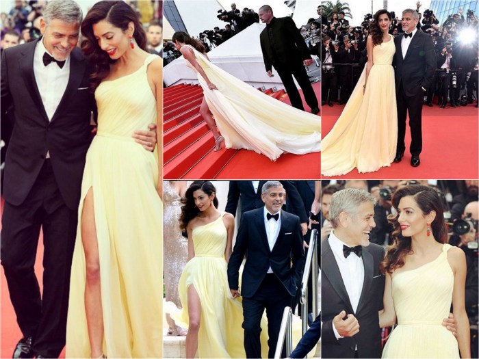 Cannes Film Festival 2016: Amal Clooney in Atelier Versace