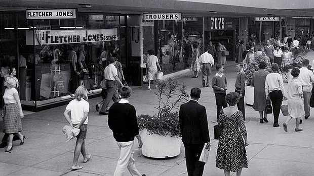1960s shoppers, Fletcher Jones, Australia