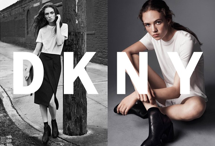 DKNY advertising SS16
