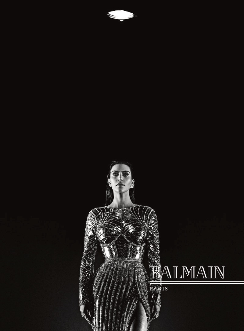 Kim Kardashian for Balmain AW16 campaign