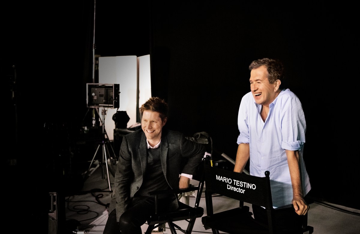 My Burberry Black, Christopher Bailey and Mario Testino