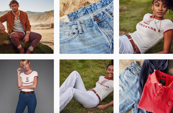 Abercrombie & Fitch SS16 advertising