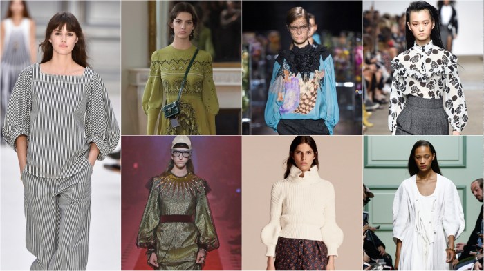 Chloe, Valentino, Dries Van Noten, Topshop Unique, Gucci, Burberry, JW Anderson SS17