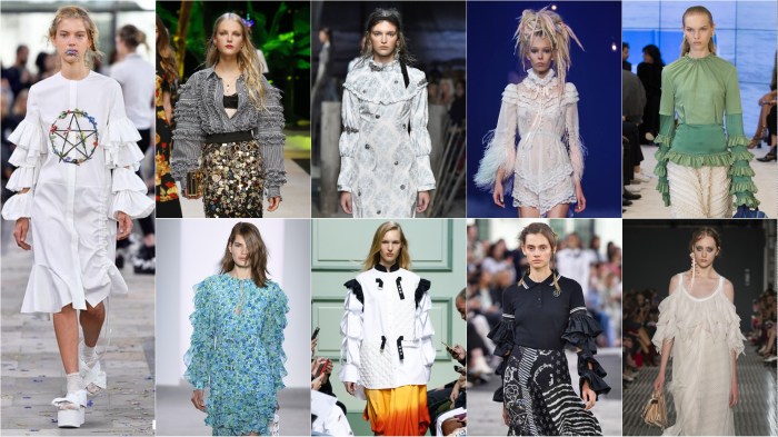 Preen, Dolce & Gabbana, Erdem, Marc Jacobs, Loewe, Michael Kors, JW Anderson, Preen, No 21 SS17