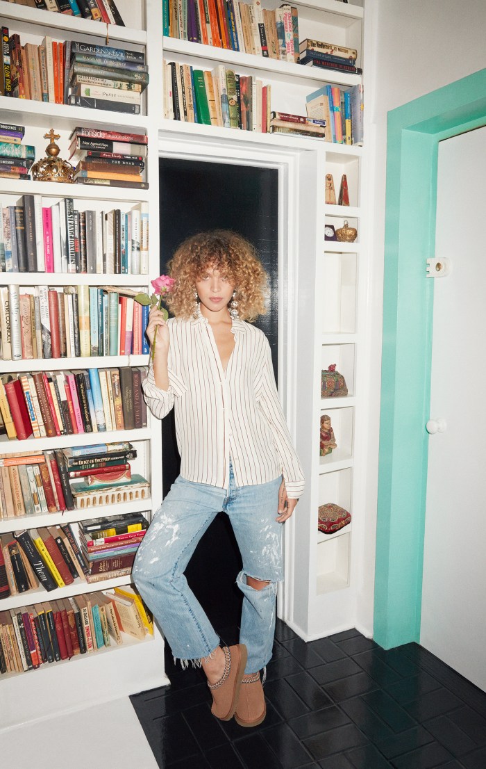 Cleo Wade on the set with UGG