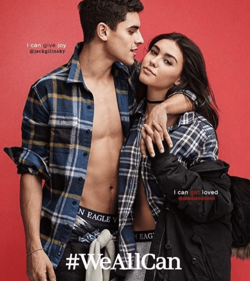 Madison Beer and Jack Gilinsky for American Eagle Outfitters #Weallcan