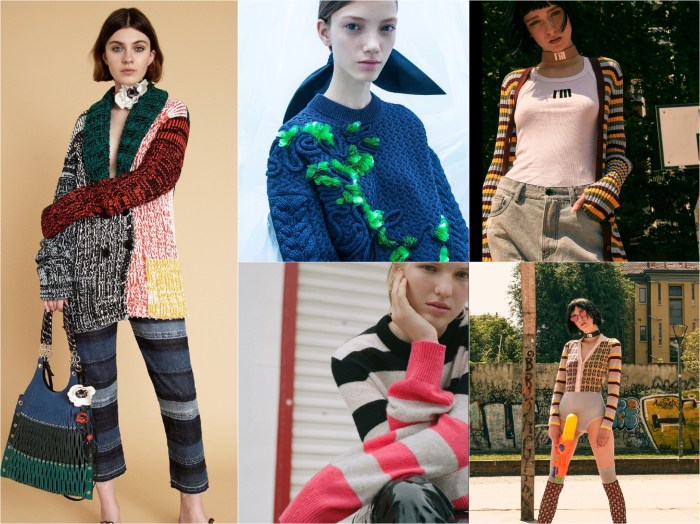 L to r: Sonia Rykiel, Delpozo, I’M Isola Marras, Rag &amp; Bone, I’M Isola Marras