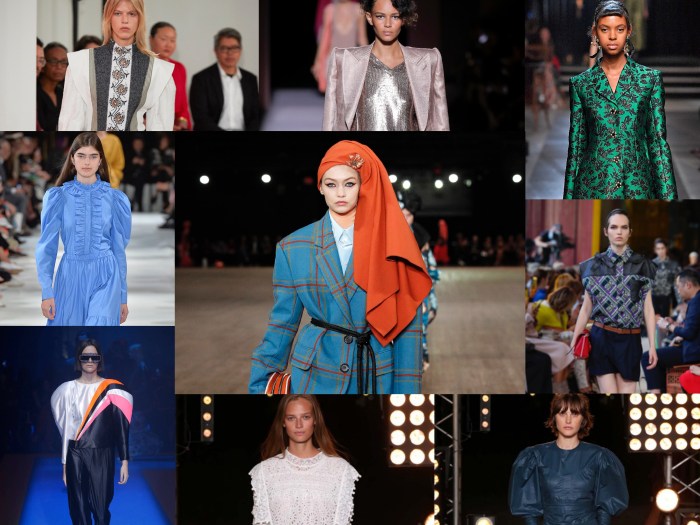 Clockwise from top left: Chloé, Tom Ford, Erdem, Miu Miu, Isabel Marant, Isabel Marant, Gucci, Stella McCartney. Marc Jacobs